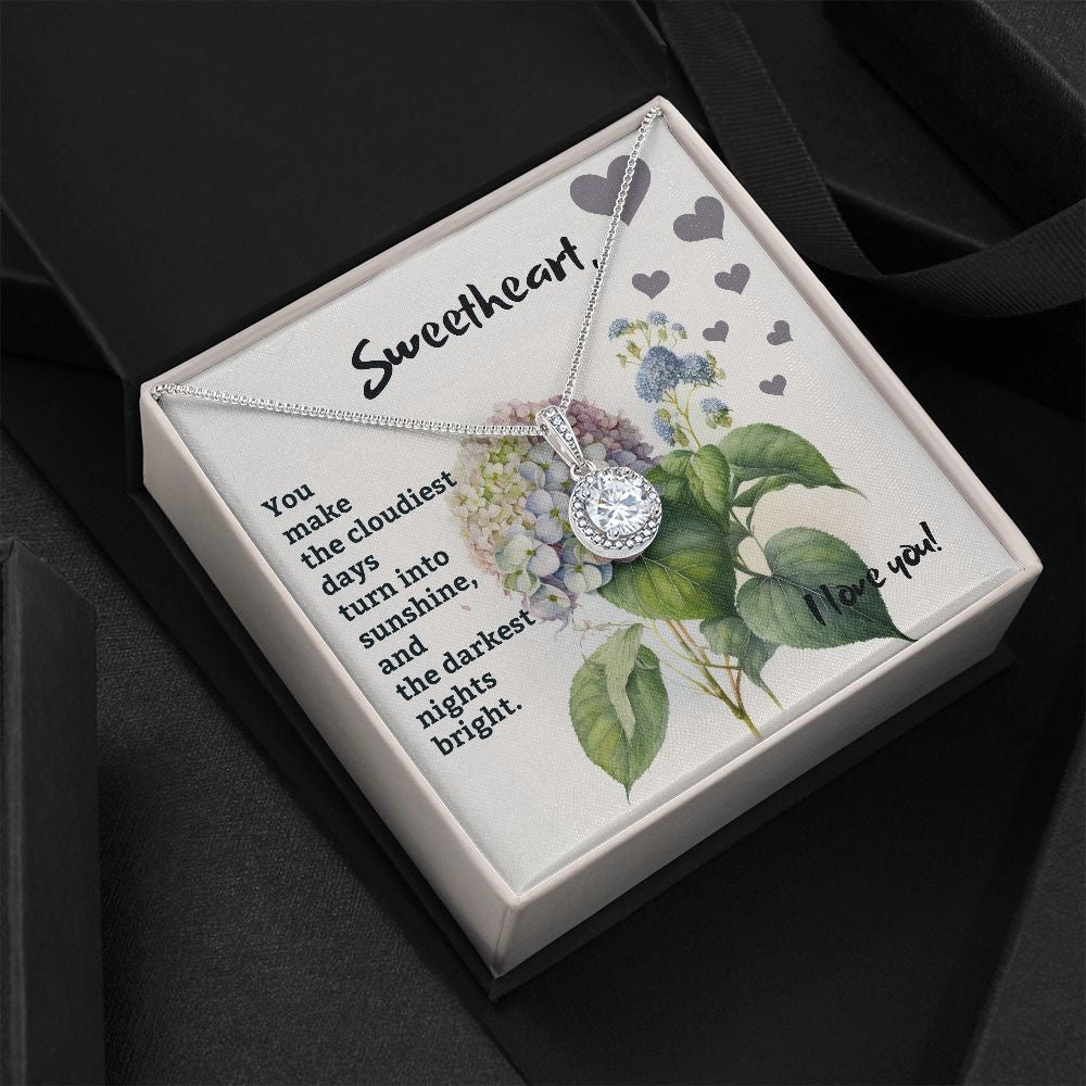Cutest Gift For Your Beautiful Sweetheart - Cizzle Drop Necklace