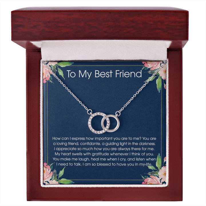 Unique Gift For My Best Friend - Dual Circlet Necklace