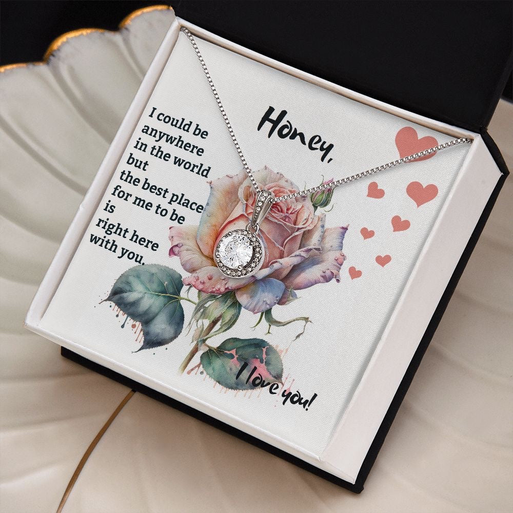 Special Romantic Gift For Your Love - Cizzle Drop Necklace