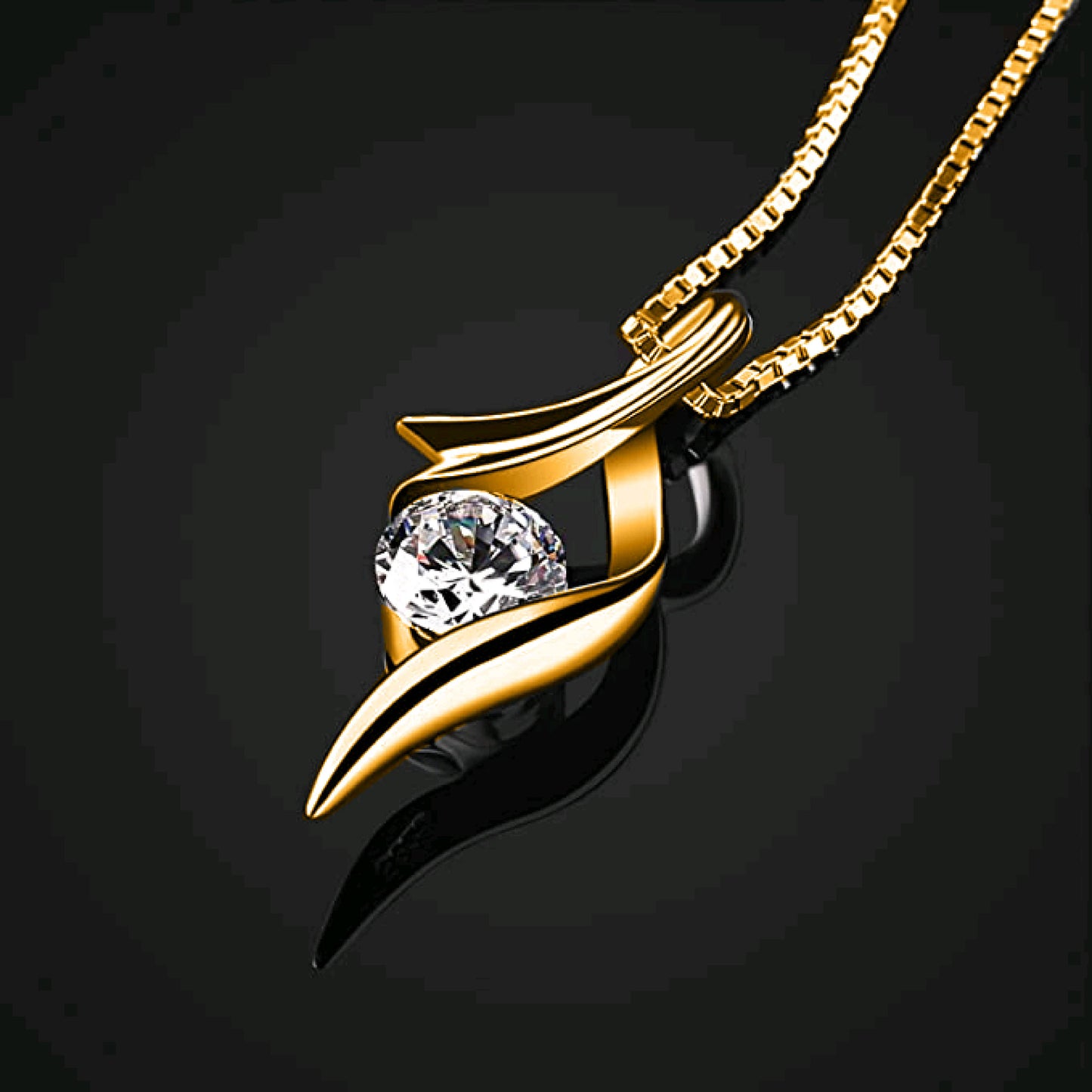 Beautiful Gift To My Son's Girlfriend - Curl $ Necklace