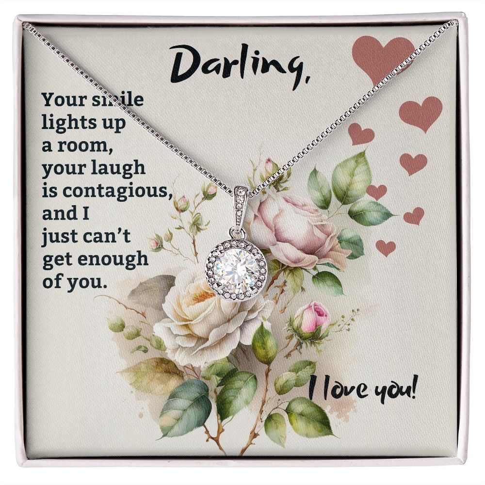 Unique Gift To My Darling - Cizzle Drop Necklace