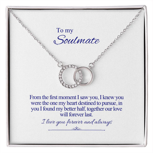 Unique Gift For My Partner - Dual Circlet Necklace