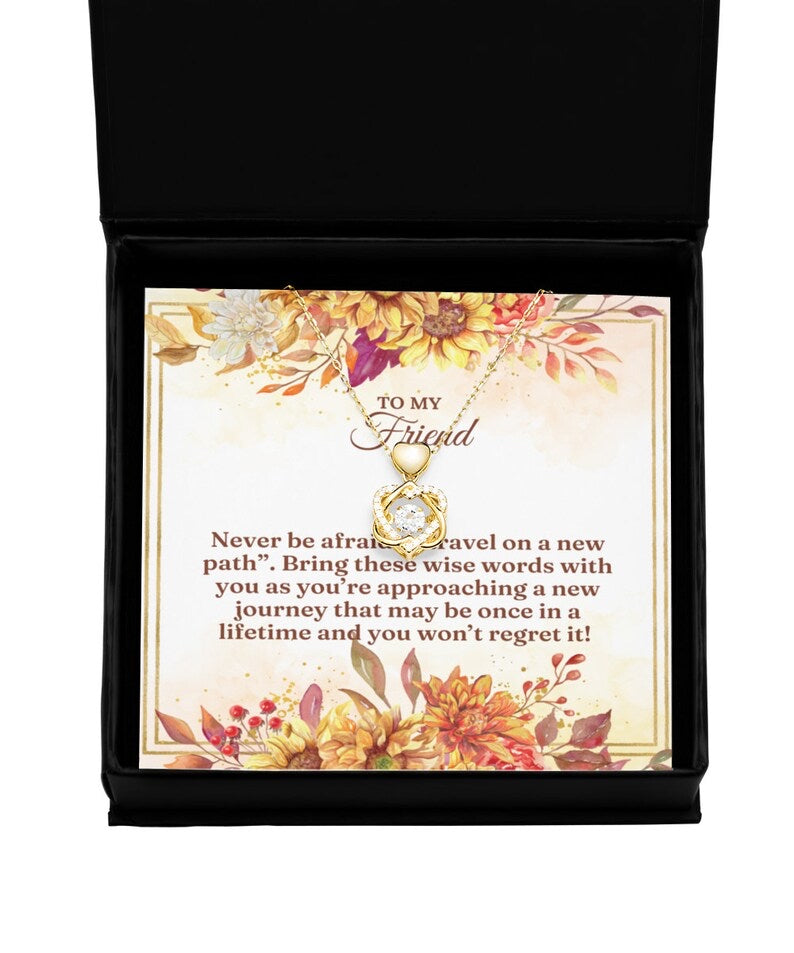 Heartfelt Gift for Your Friend - Dancing Heart Necklace