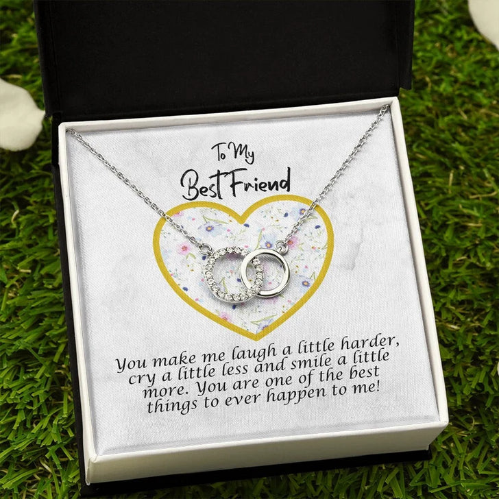 Beautiful Gift To My Best Friend - Dual Circelt Necklace