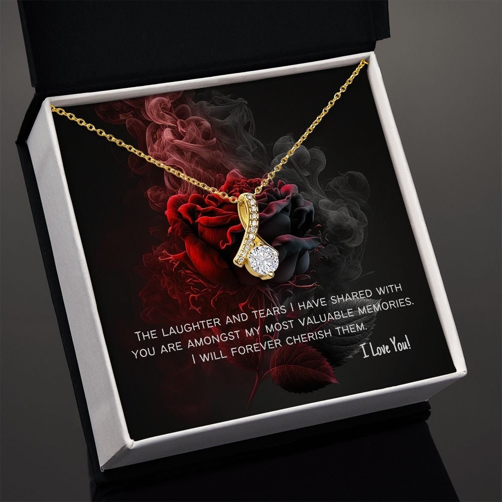 Unique Gift For My Love - Converse Solitaire Necklace