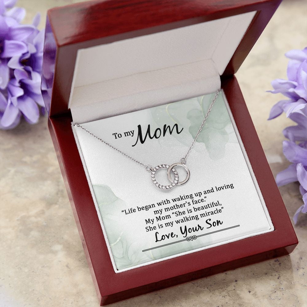 Beautiful Gift For My Mom - Dual Circlet Necklace