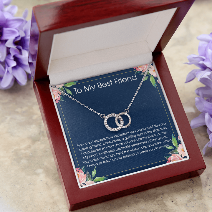 Unique Gift For My Best Friend - Dual Circlet Necklace