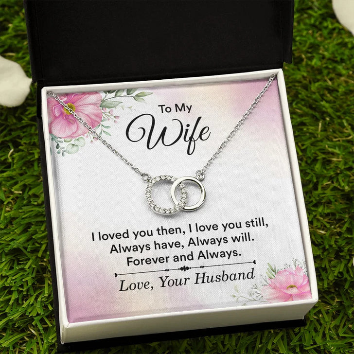 Beautiful Gift To My Wife - Dual Circlet Necklace