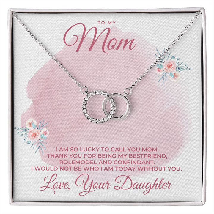 Unique Gift To My Mom - Dual Circlet Necklace