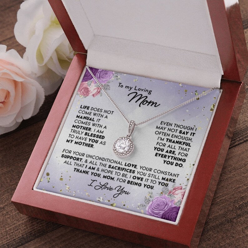 Occasional Gift For Your Mother - Cizzle Drop Necklace