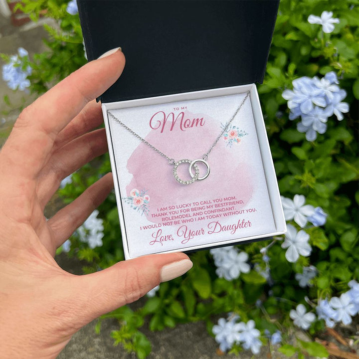 Unique Gift To My Mom - Dual Circlet Necklace