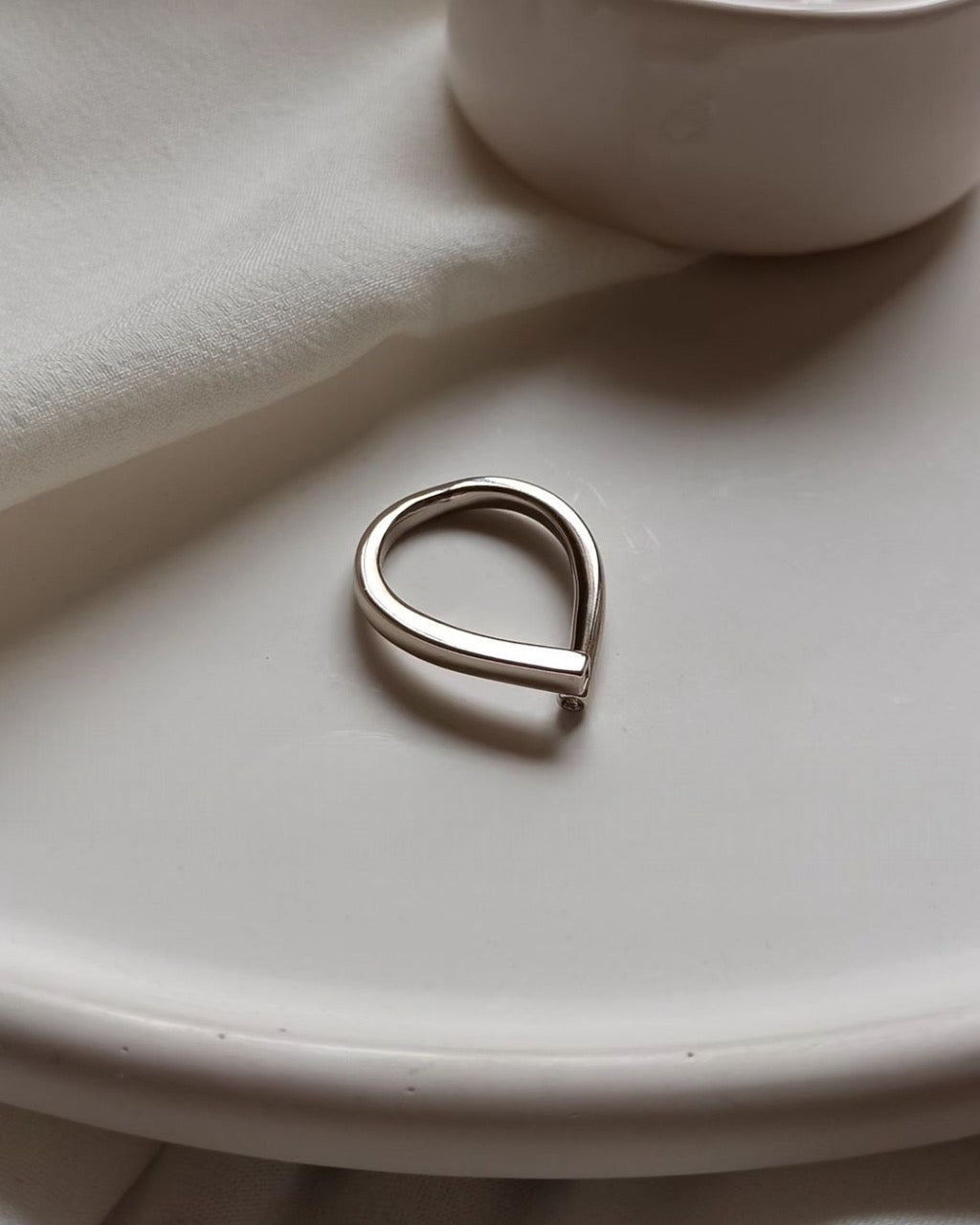 Open Adjustable Silver Ring