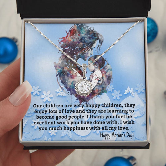 Unique Heartfelt Gift For Mother - Cizzle Drop Necklace