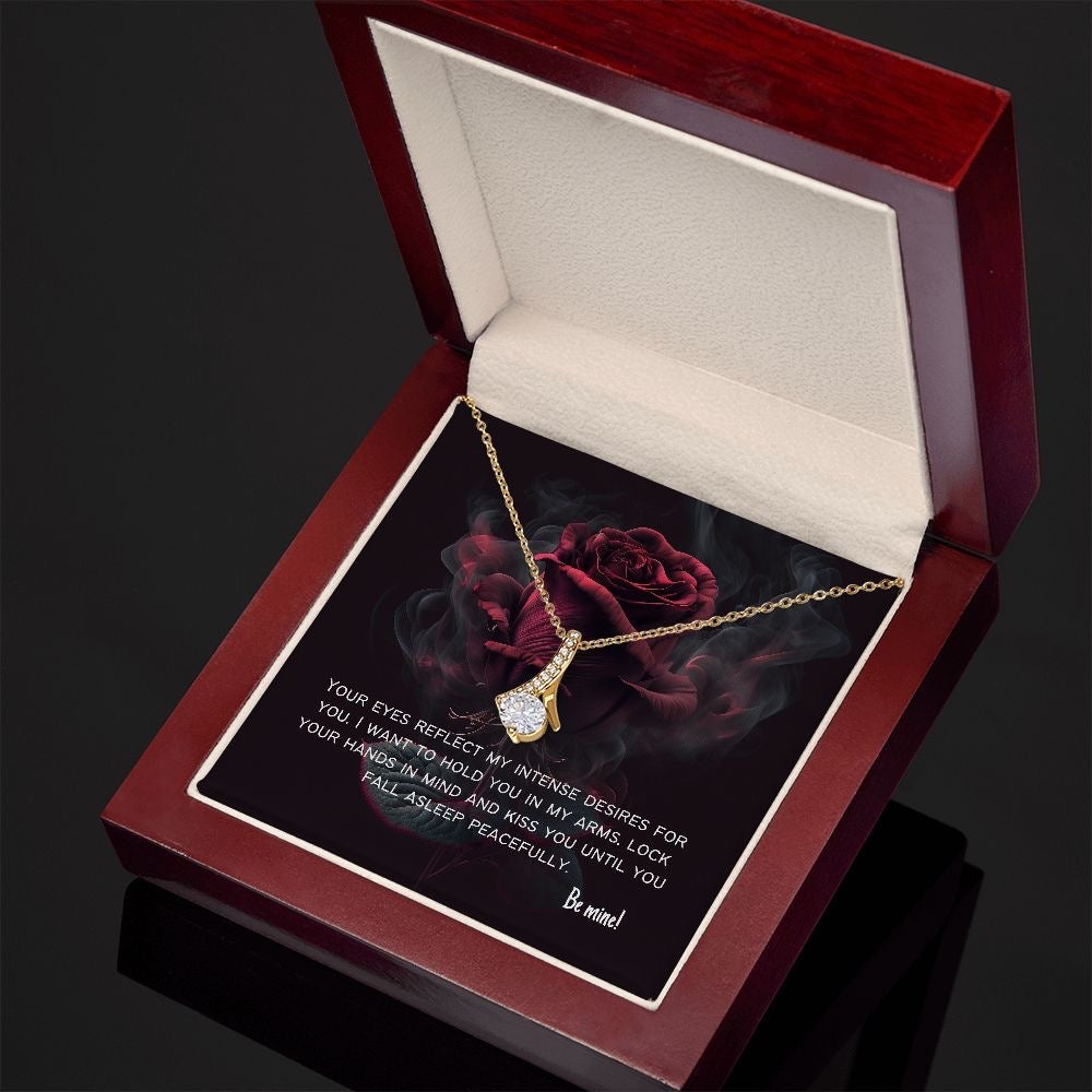 Unique Gift For My Love - Converse Solitaire Necklace
