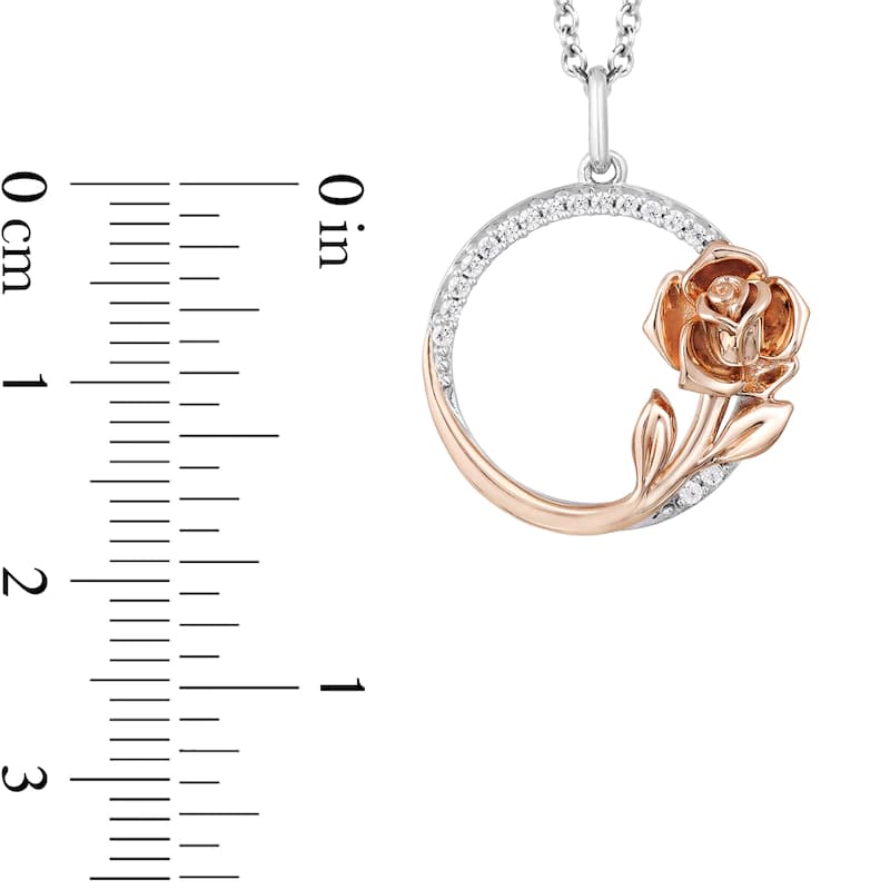 Rose Circlet 925 Sterling Silver Necklace