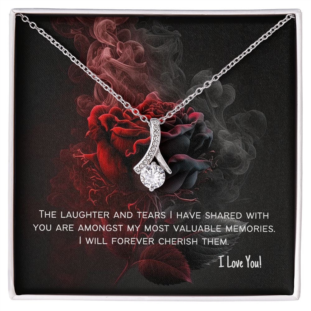 Unique Gift For My Love - Converse Solitaire Necklace