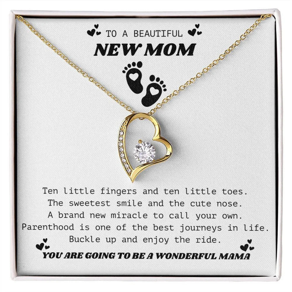 To New Mom - 925 Silver Necklace