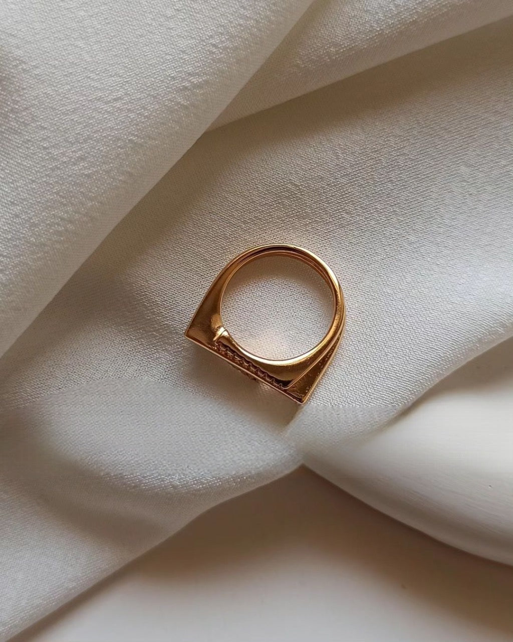 Vien 925 Silver Adjustable Ring - Gold & Rose Gold Plated