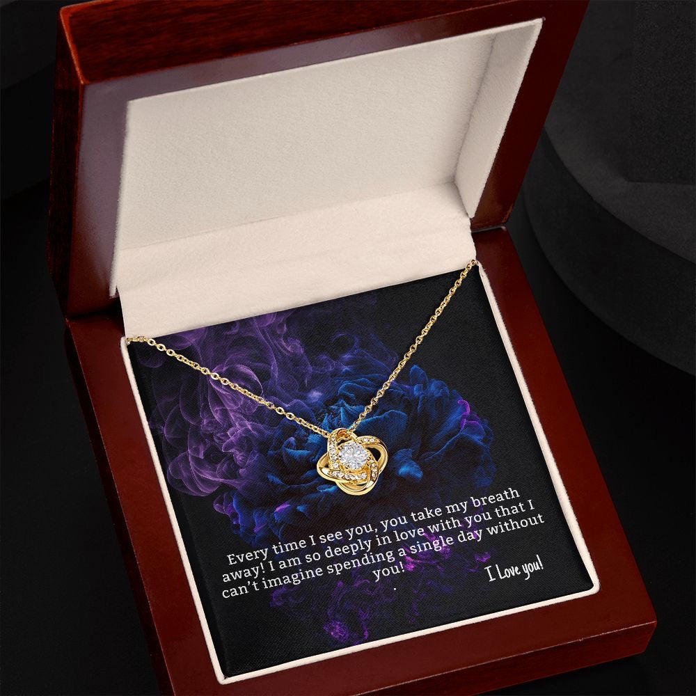 Unique Gift For My Love - Interstellar Solitaire Necklace