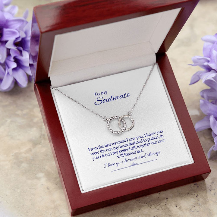 Unique Gift For My Partner - Dual Circlet Necklace