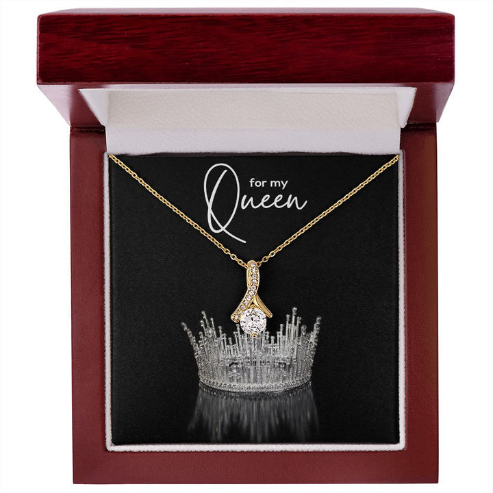 Unique Gift For My Queen - Converse Solitaire Necklace