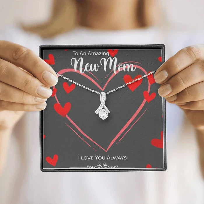Heart-Touching Gift For Pregnant Woman/New Mom - 925 Silver Necklace