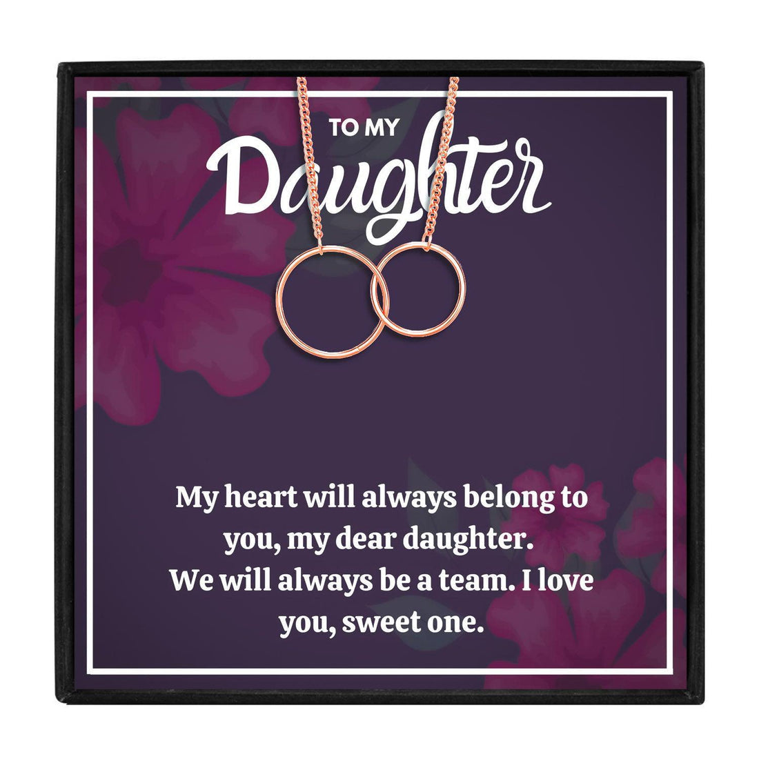 Special Gift To Daddy's Princess - Dual Circlet Necklace