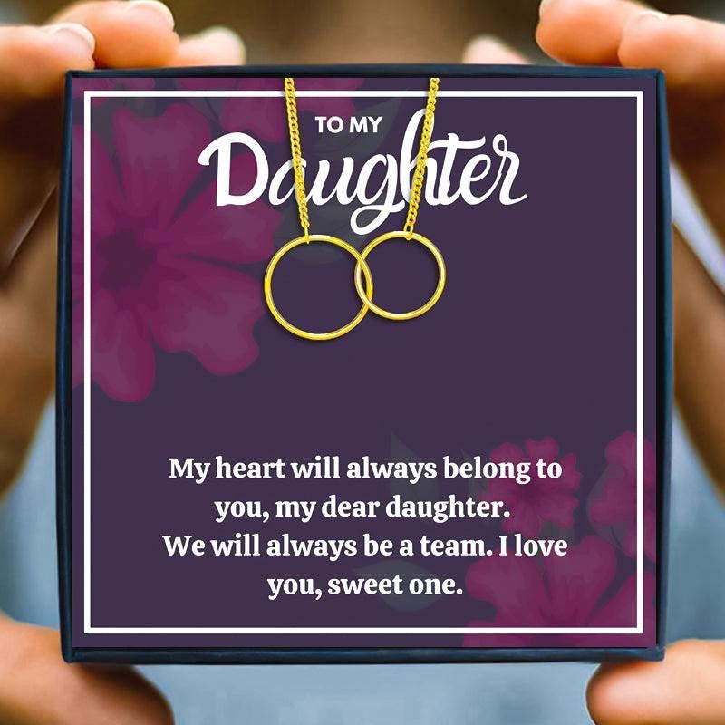Special Gift To Daddy's Princess - Dual Circlet Necklace