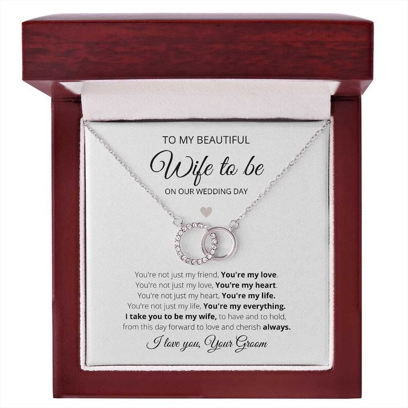 Beautiful Gift For Your Fiancé/Girlfriend - Dual Circlet Necklace