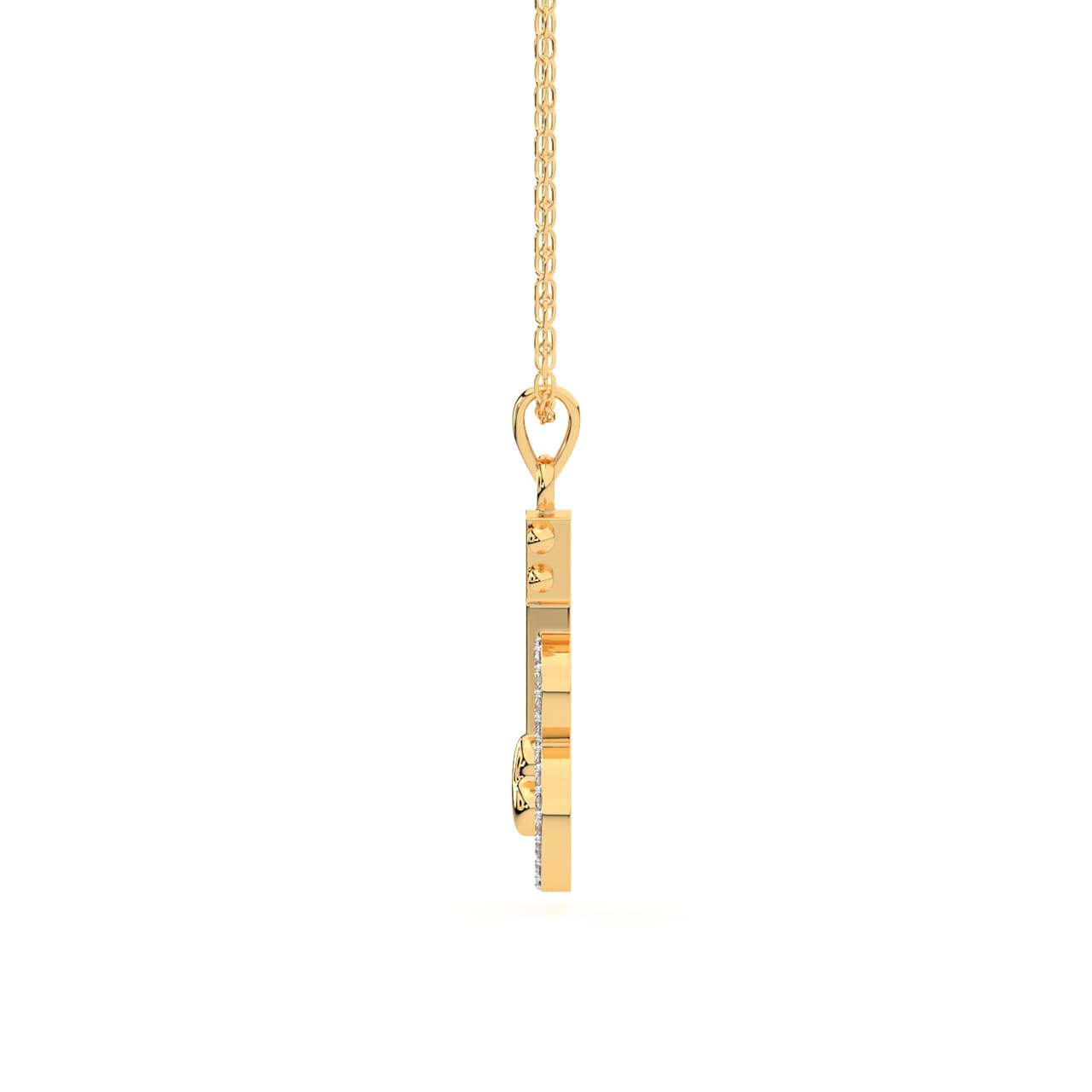 Guitar 925 Silver Necklace