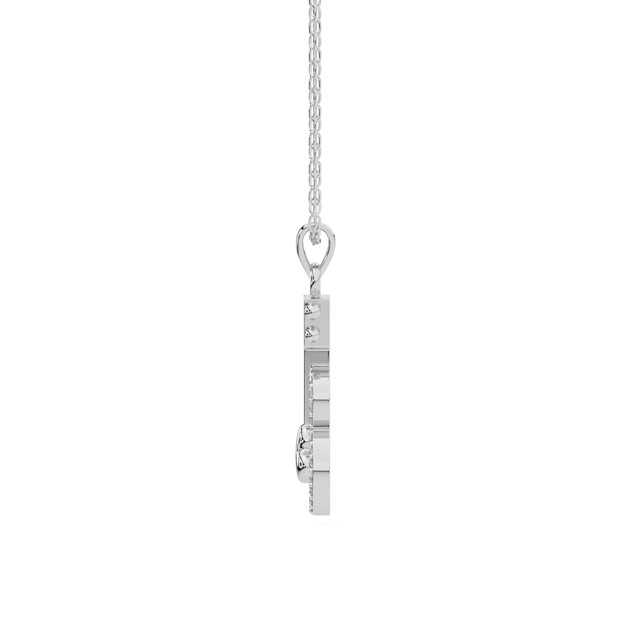 Guitar 925 Silver Necklace