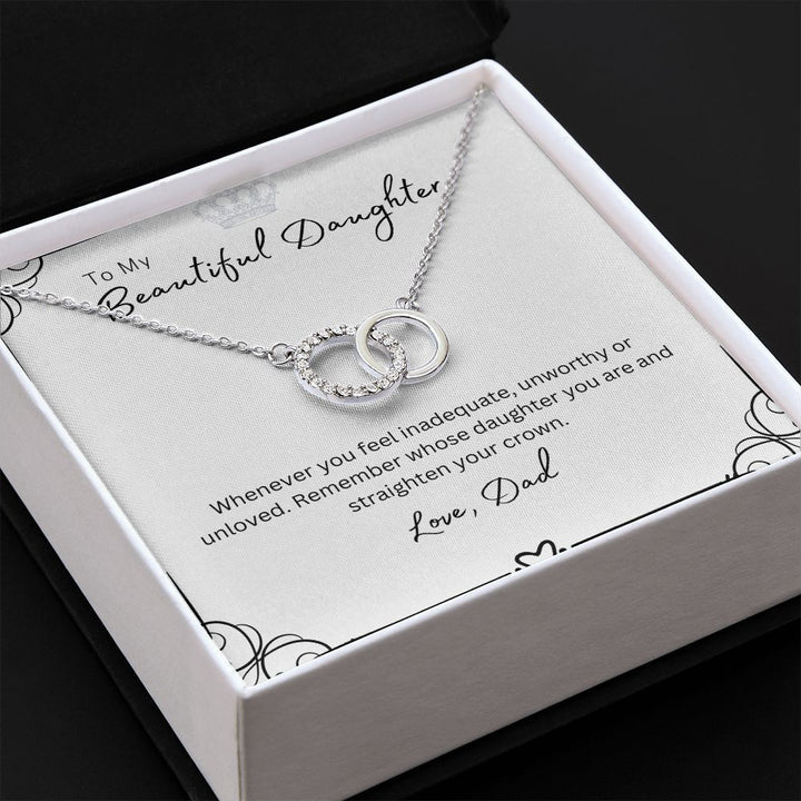 Beautiful Gift For My Daughter - Dual Circlet Necklace