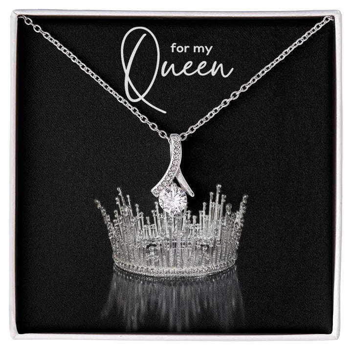 Unique Gift For My Queen - Converse Solitaire Necklace