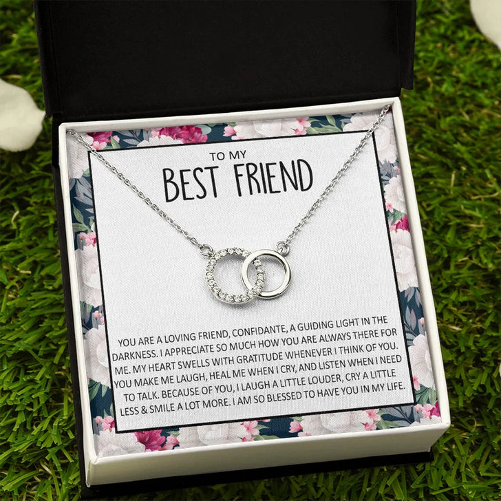 Unique Gift For My Best Friend - Dual Circlet Necklace