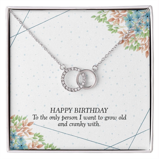 Beautiful Birthday Gift For My Partner - Dual Circlet Necklace