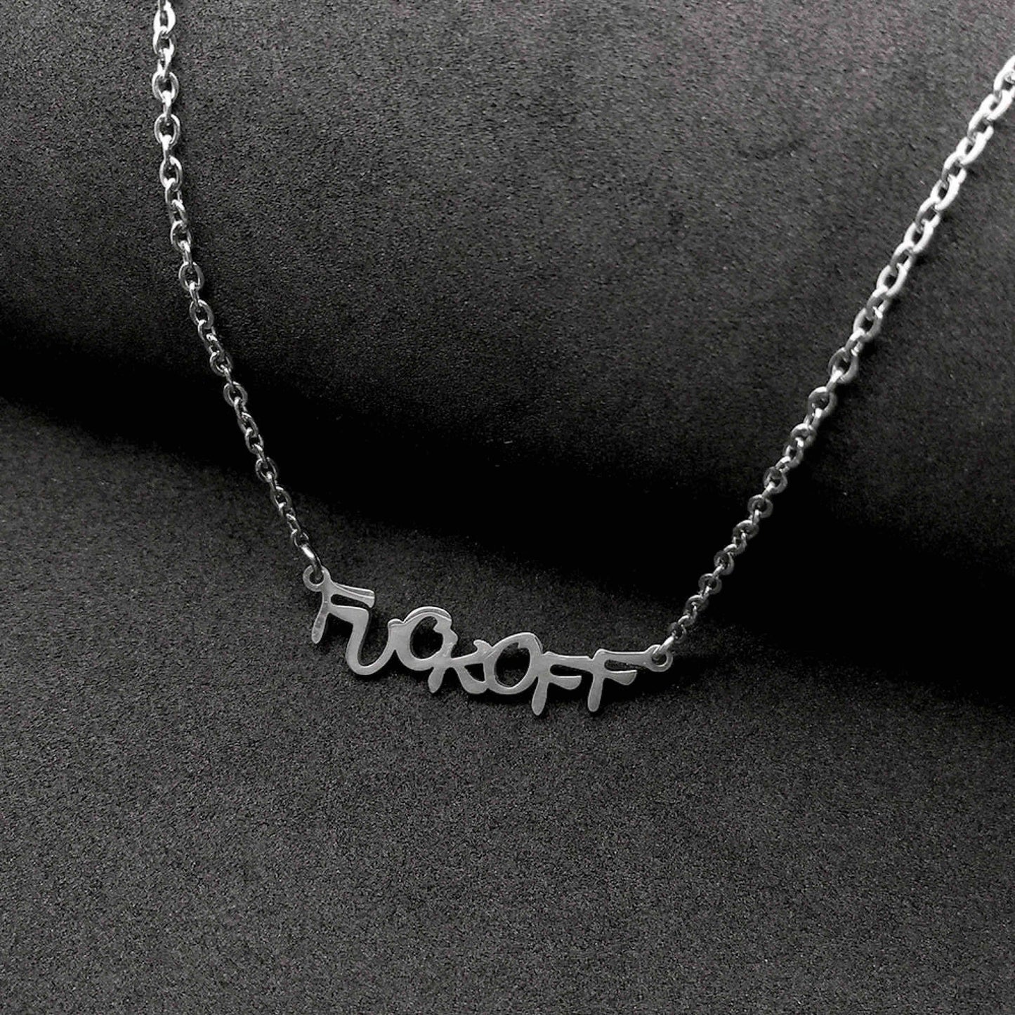 Fuckoff to Haters 925 Silver Necklace