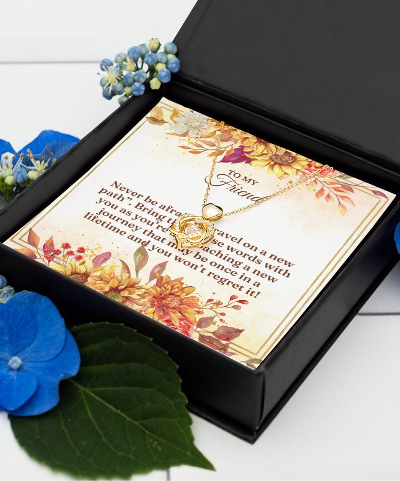 Heartfelt Gift for Your Friend - Dancing Heart Necklace