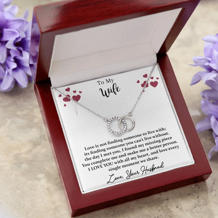 Unique Gift For My Wife - Dual Circlet Necklace