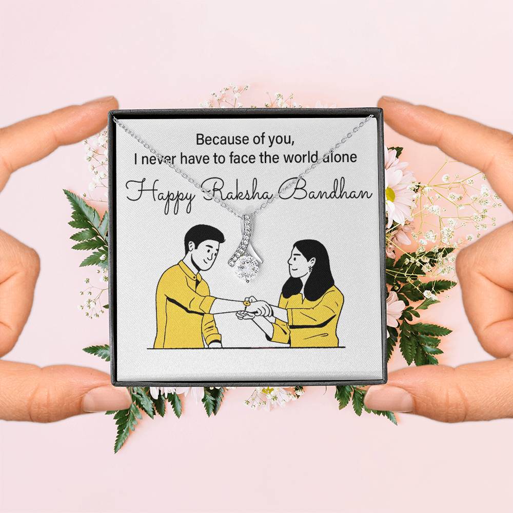 Most Meaningful Gift For Sister For Rakhi - 925 Sterling Silver Necklace Gift