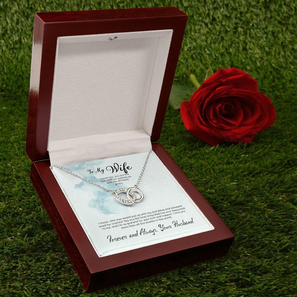 Beautiful Gift For My Wife - Dual Circlet Necklace