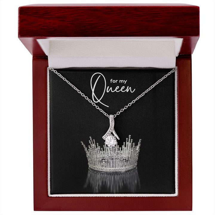 Unique Gift For My Queen - Converse Solitaire Necklace