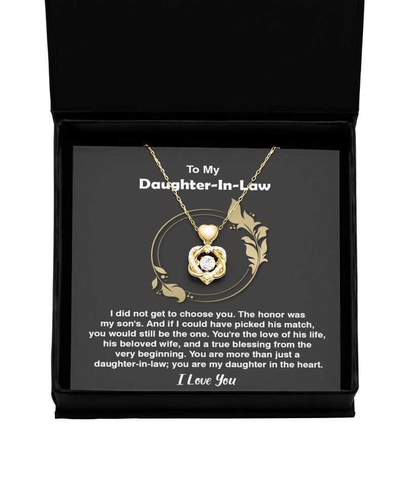 Special Gift To Surprise Gift Your Daughter-In-Law - Dancing Heart Necklace