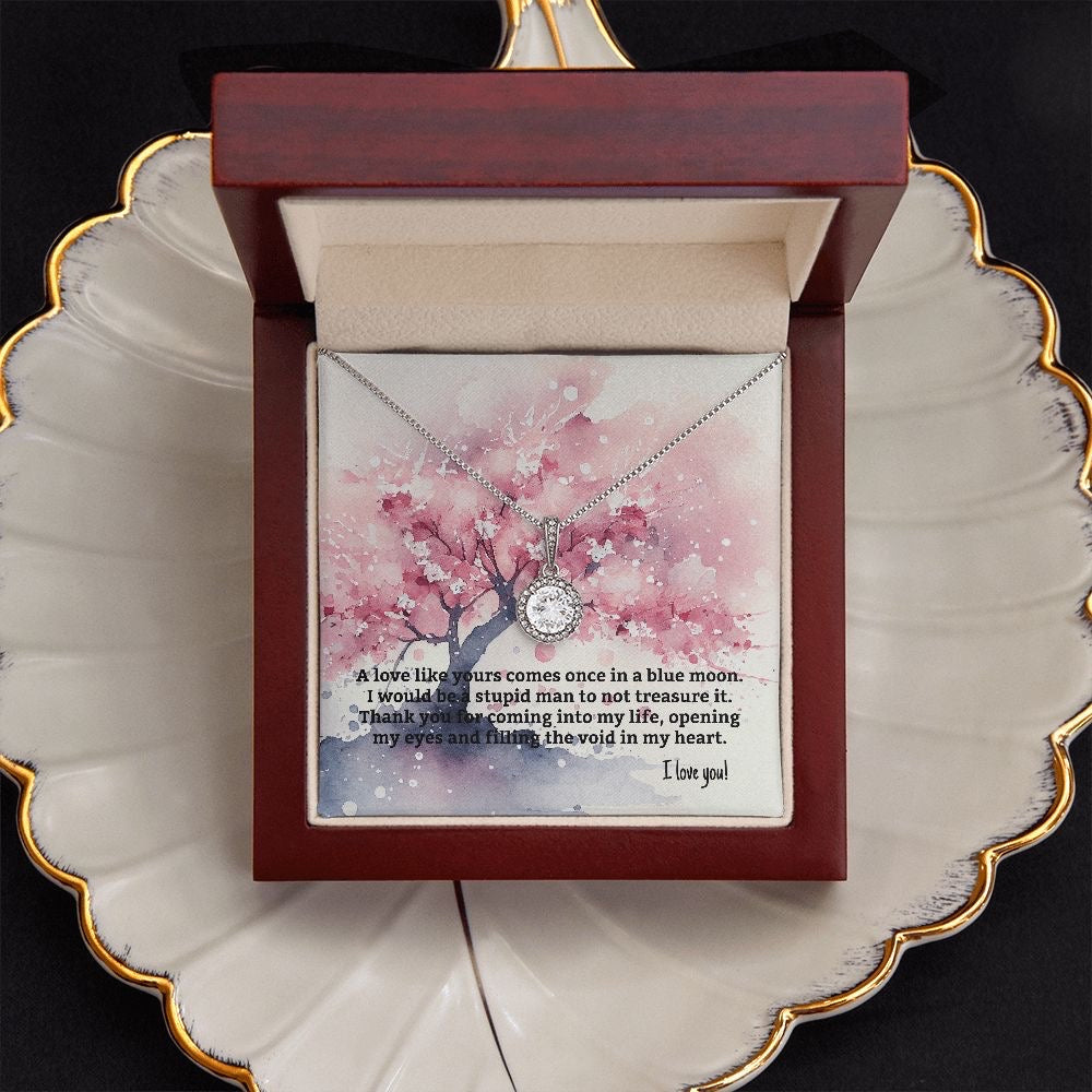 Beautiful Lovely Message Gift For Your Love - Cizzle Drop Necklace