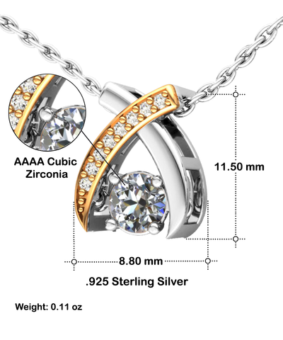 Wishbone 925 Sterling Silver Necklace