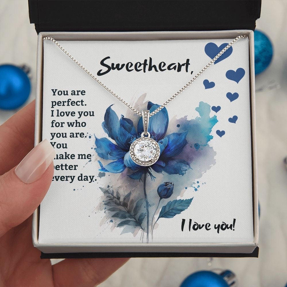 Prettiest Gift For Love of Your Life - Cizzle Drop Necklace