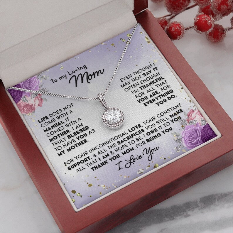 Occasional Gift For Your Mother - Cizzle Drop Necklace