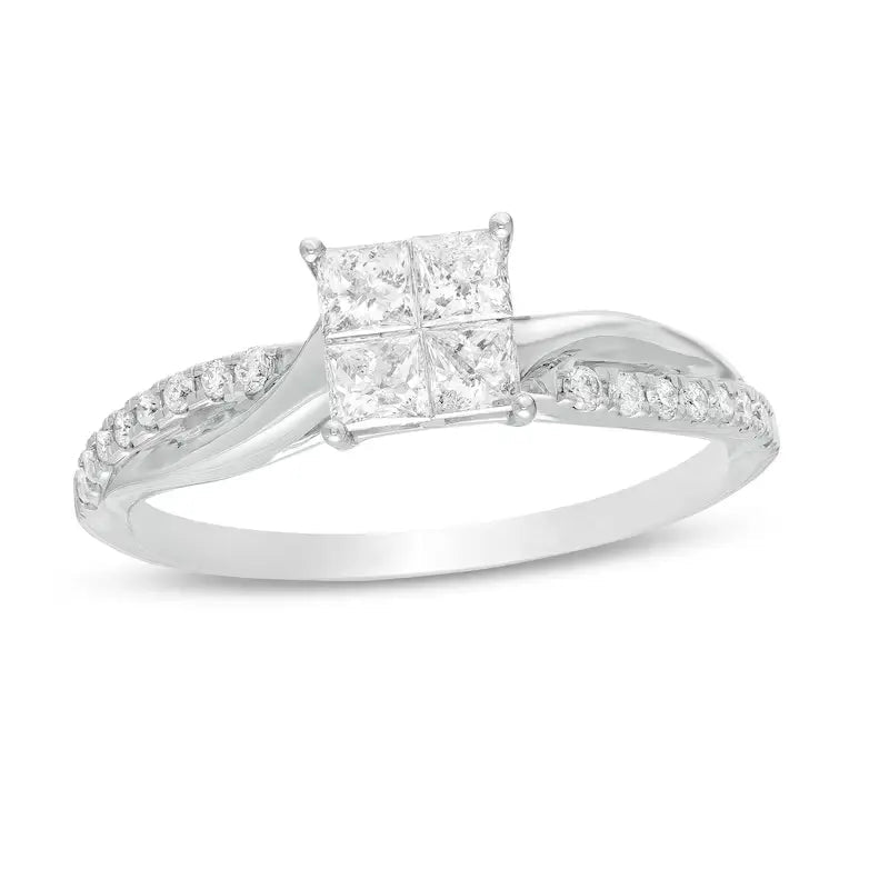 Twist Shank 925 Sterling Silver Ring - Adjustable Size