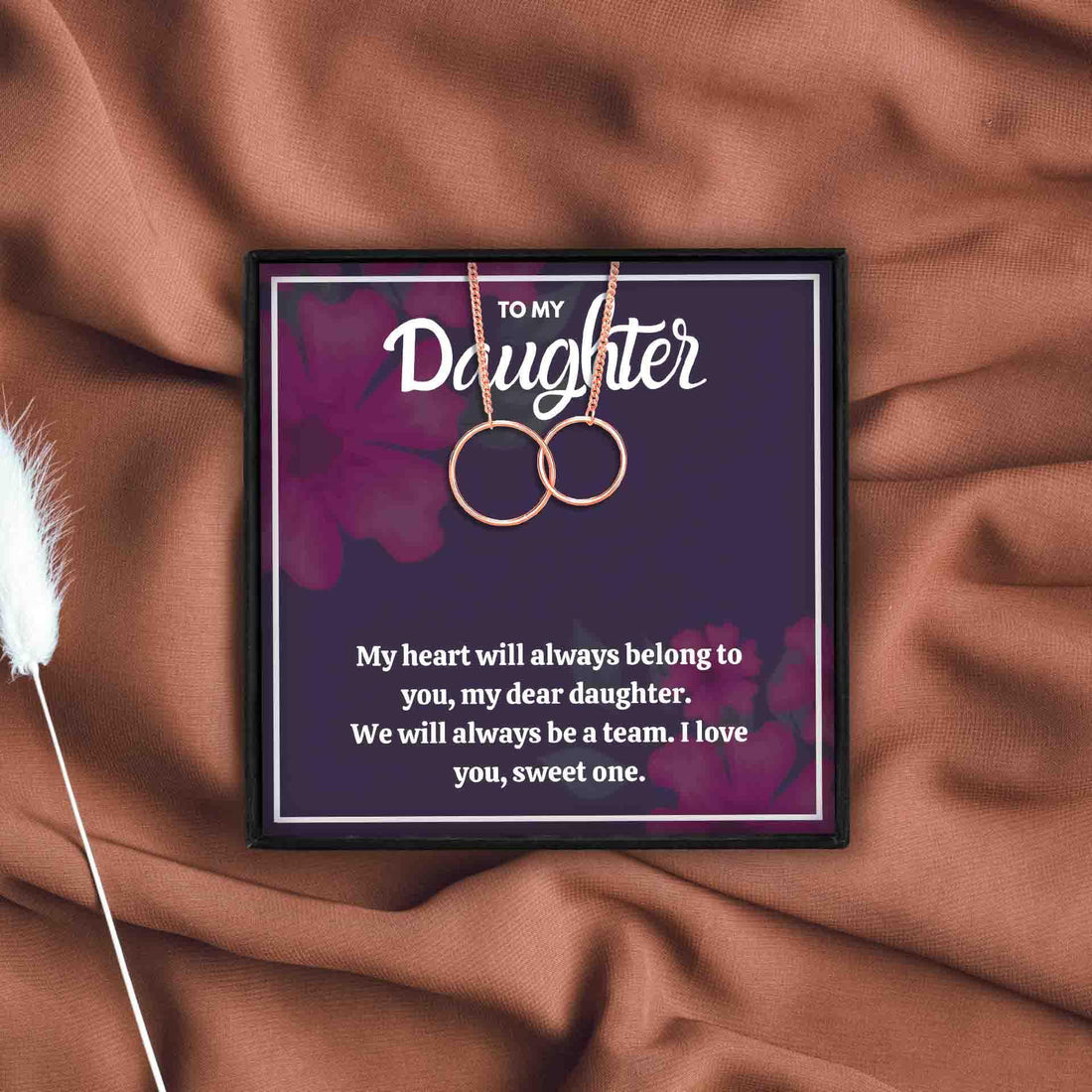 Special Gift To Daddy's Princess - Dual Circlet Necklace