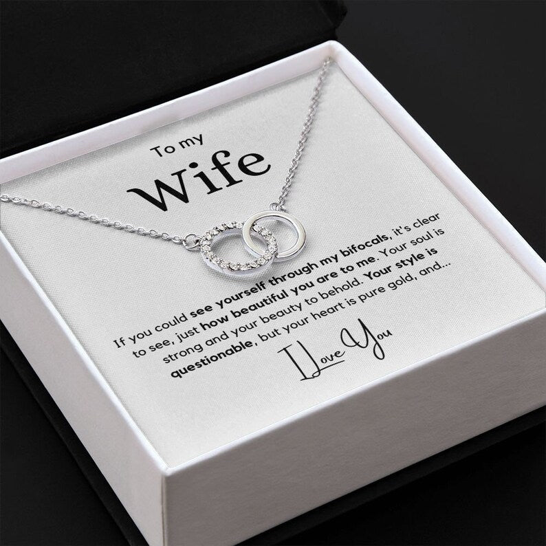 Perfect Surprise Gift For Your Wife - Dual Circlet Necklace