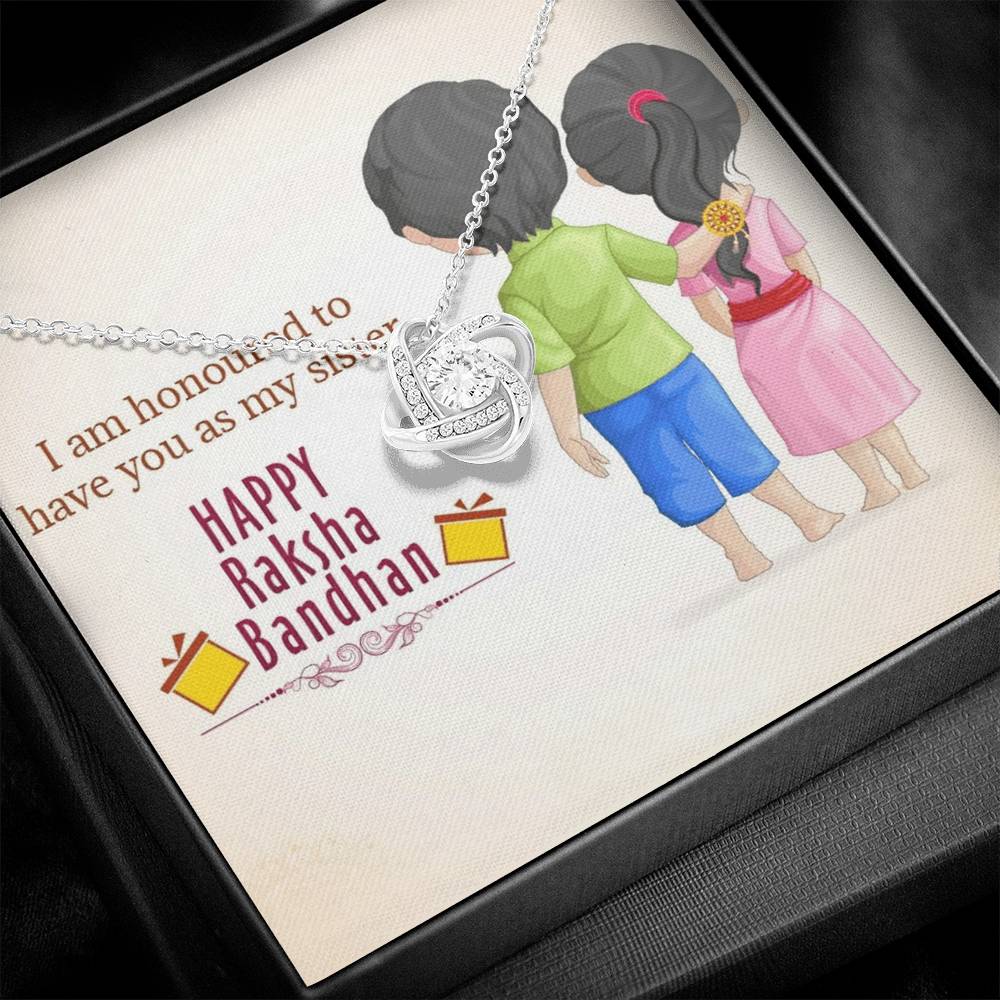 Most Unique Rakshabandhan Gift For Sister - 925 Sterling Silver Necklace Gift